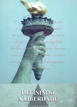 Capa do livro - Definindo a Liberdade