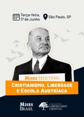 Capa do livro - Cristianismo, Liberdade e Escola Austríaca